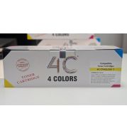 4C CF402A Yellow Toner Cartridge – High Yield, OEM Compatible, Genuine Replacement for Printers, High Yield, Vivid Color Output